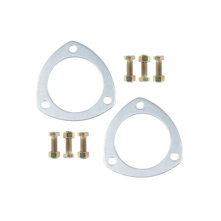 Mr Gasket 312 Diameter Triangle 3 Bolt 4716 Circle 38 Hole Size Aluminum Set Of 2 7422G